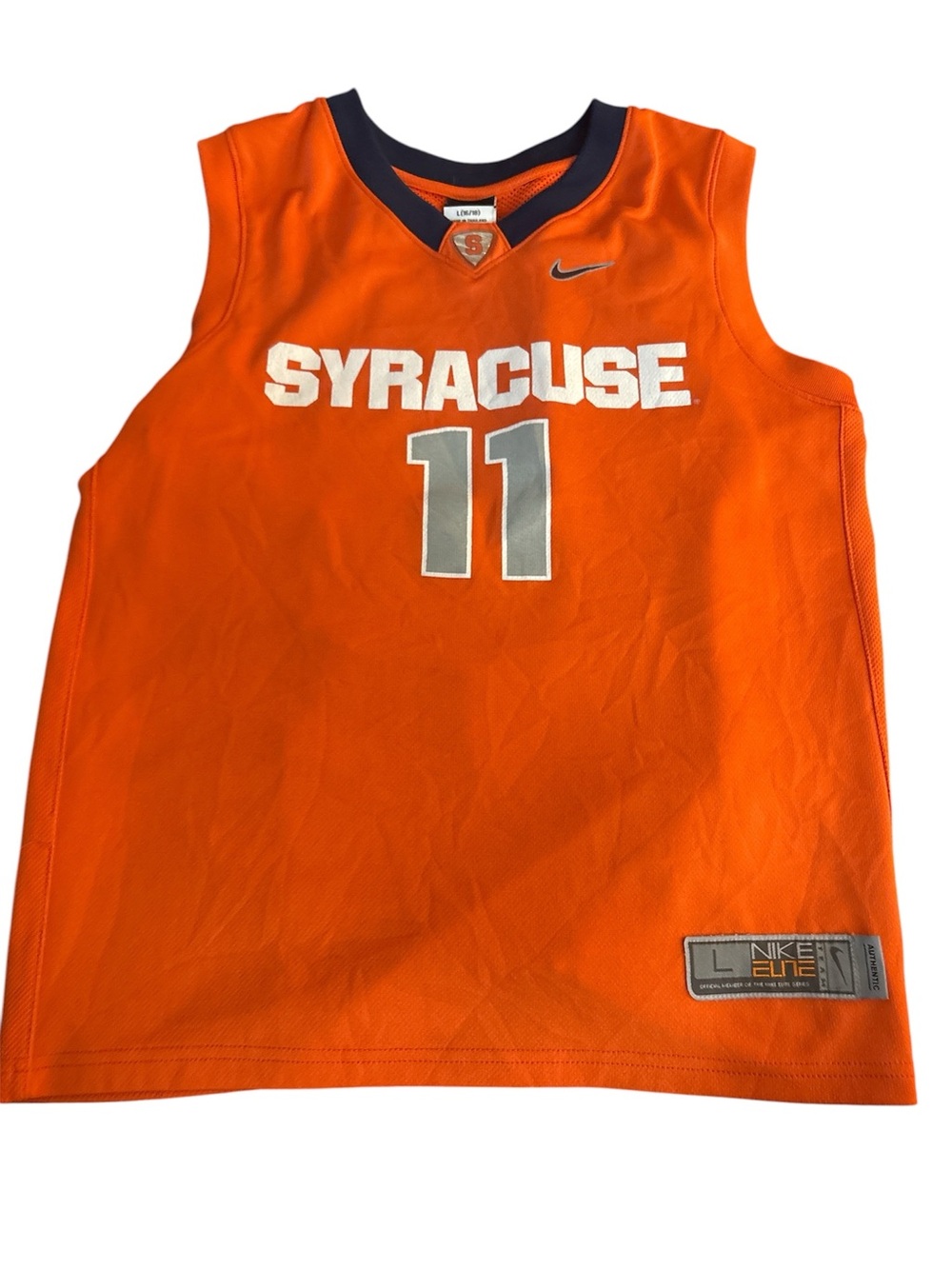 Syracuse 🍊Nike Boys  L Syracuse Orange Basketball Jersey Retro, #11
